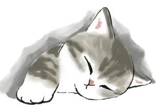 😴 emoji Kittens mofu_sand 2 Telegram sticker 16 of 120