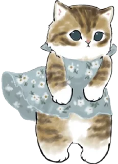 👗 emoji Kittens mofu_sand 2 Telegram sticker 23 of 120