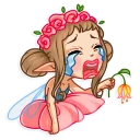 😭 emoji Fairy Telegram sticker 7 of 35