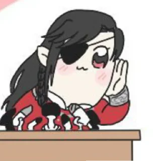 🦻 emoji Благословение небожителей ᐠ( ᐛ )ᐟ Telegram sticker 4 of 38