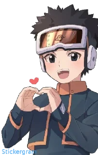 🥰 emoji Naruto Official Stickers Telegram sticker 19 of 20