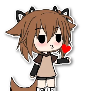 😘 emoji Yuki Telegram sticker 15 of 40