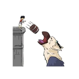 Sticker from The Last Guardian