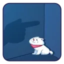 😥 emoji Shiba Telegram sticker 4 of 29