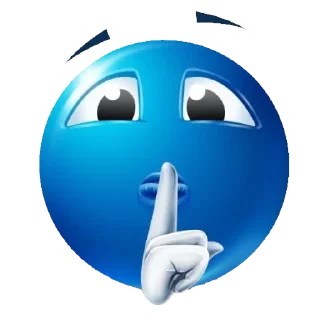 🤫 emoji голубые лепешки Telegram sticker 9 of 48