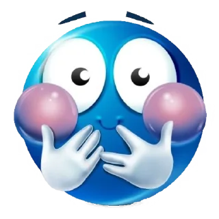 😳 emoji голубые лепешки Telegram sticker 19 of 48