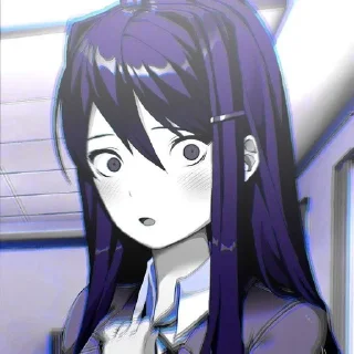 🫐 emoji Yuri?!|• @bestvosx1 Telegram sticker 15 of 48