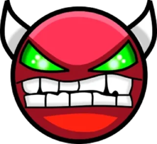 🤬 emoji Geometry dash Telegram sticker 8 of 11
