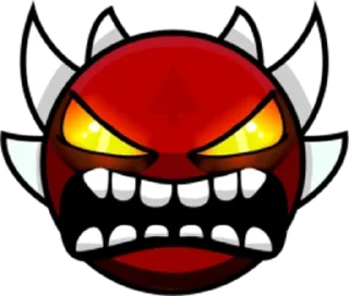 🤬 emoji Geometry dash Telegram sticker 10 of 11
