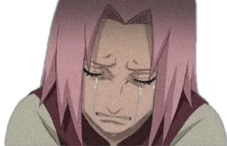 🤧 emoji Sakura Haruno Telegram sticker 14 of 40