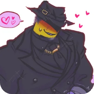 🧥 emoji Mafioso💛🎩||CR:NiN__official (X)|| Telegram sticker 22 of 50