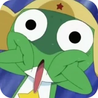 Sticker from \_sɢᴛ. ꜰʀᴏɢ_/ Keroro! @Saloinchocolate