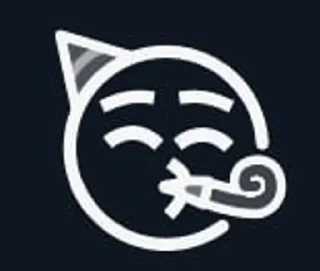🥳 emoji Outline Emoji Stickerpack Telegram sticker 15 of 33