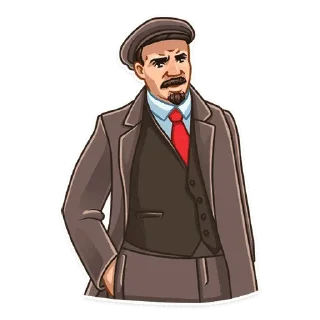 😏 emoji Ленин | @Premium_Stikers Telegram sticker 17 of 34