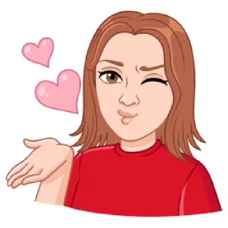 Sticker from Мой vmoji но это Катя Кудыкина