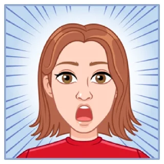 😯 emoji Мой vmoji но это Катя Кудыкина Telegram sticker 9 of 39