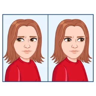 👀 emoji Мой vmoji но это Катя Кудыкина Telegram sticker 21 of 39
