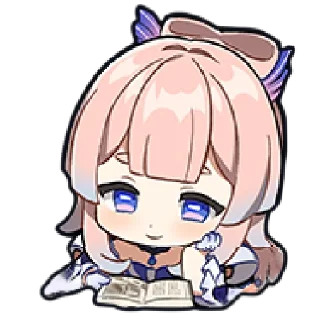 🎏 emoji Chibi Genshin 2 Telegram sticker 17 of 70