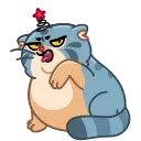 🤢 emoji Snow Manul Telegram sticker 15 of 20
