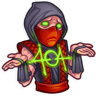 🤷‍♂️ emoji Mortal Kombat Telegram sticker 13 of 30
