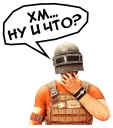 🤔 emoji PUBG MOBILE CIS | @stickerfont Telegram sticker 21 of 43
