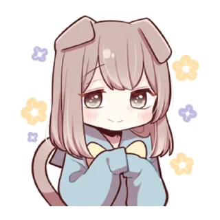 🙂 emoji Милая зайка @tg_sticks Telegram sticker 8 of 39