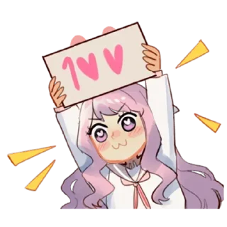 Sticker from Зайка-тян - @tg_sticks