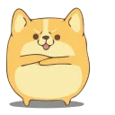 😠 emoji Corgi @IMG2D Telegram sticker 17 of 25