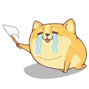 🏳️ emoji Corgi @IMG2D Telegram sticker 14 of 25