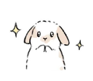 🥺 emoji зайки ♡ @softsticks Telegram sticker 19 of 40