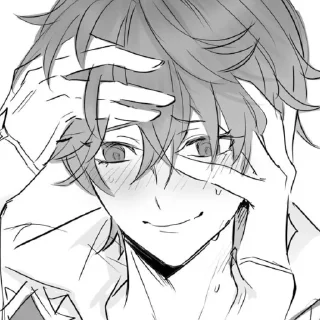 😊 emoji Чжун ли и тарталья Telegram sticker 19 of 42