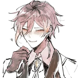😂 emoji Чжун ли и тарталья Telegram sticker 7 of 42