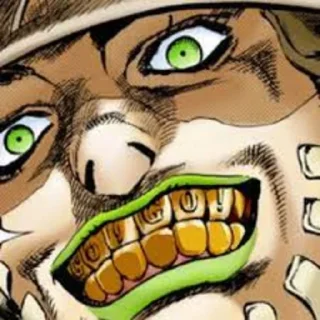 🦷 emoji gyro zeppeli Telegram sticker 9 of 16