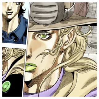 Sticker from gyro zeppeli