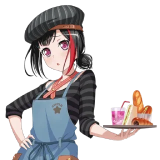 😯 emoji Ran Mitake Telegram sticker 9 of 45