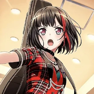 😠 emoji Mitake Ran @fiveforstickers Telegram sticker 24 of 35