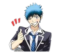 👍 emoji yamada-kun to 7-nin no majo Telegram sticker 21 of 39