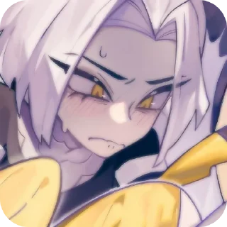 😳 emoji Больше Стикеров➡️ @HazbinHotelStickers Telegram sticker 5 of 27