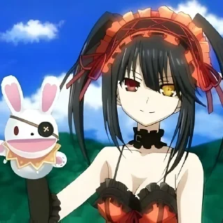 Sticker from Date A Live p.3 /  @danyanoshki