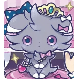Sticker from Espurr kitten cute