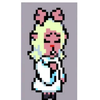🔳 emoji 🦌Noelle🦌 deltarune @Themki_robot Telegram sticker 17 of 26