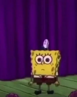 Sticker from spongebob