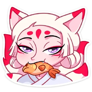 😋 emoji Жрица-кумика @nyasticks Telegram sticker 3 of 49