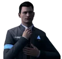 👔 emoji Connor|Detroit: Become Human Telegram sticker 3 of 27