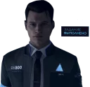 😎 emoji Connor|Detroit: Become Human Telegram sticker 1 of 27