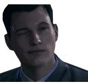 😉 emoji Connor|Detroit: Become Human Telegram sticker 9 of 27