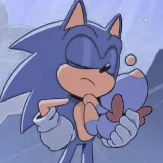 😔 emoji SonicPac🌭 Telegram sticker 6 of 85