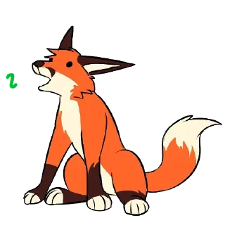 Sticker from Fox Alphabet