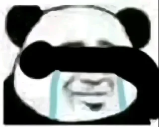🥲 emoji Panda Face Telegram sticker 4 of 8