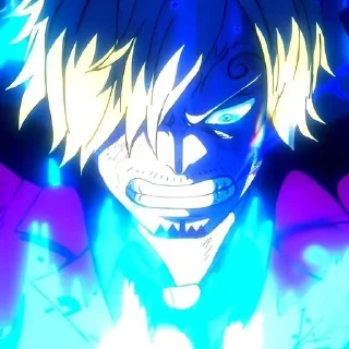 🤬 emoji Sanji Wano Telegram sticker 16 of 50